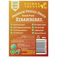 Eterna Treats Freeze Dried Stawberries Snack Pack
